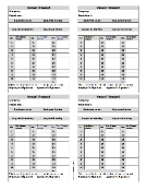 Manual Month Small Time Card