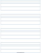 Printable Manuscript Paper