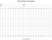 Printable Marching Band Choreography