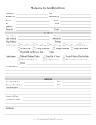 Medication Incident Report