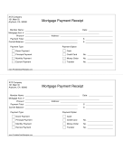 Mortgage Receipt