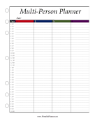 Multi-Person Schedule