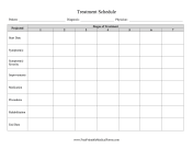 Multi-Stage Treatment Schedule