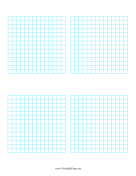 Printable Multiple Graphs 4-per-Page