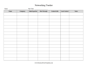 Networking Tracker