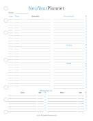 New Year Planner