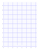 Printable Numbered Grid Paper with Index Lines, 4 lines per inch