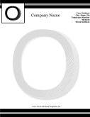 O Monogram Letterhead