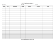 PRN Medication Record