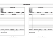 Packing Slips Multiple