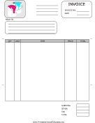 Paint Invoice Template