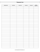 Password List