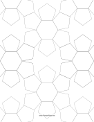 Printable Pentagons and Hexagons Tiled