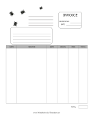 Pest Control Invoice Template