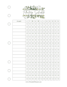 Planting Schedule