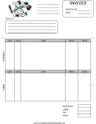 Plumbing Service Invoice Template