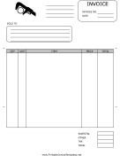 Plumbing Supplies Invoice Template