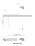 Product Invoice With Remittance Slip Template