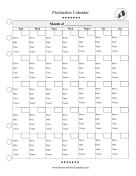 Production Calendar