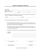 Property Management Agreement