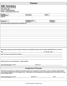 Proposal Form