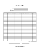 Purchase Order