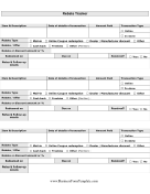 Rebate Tracker