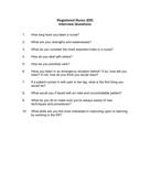 Registered Nurse ER Interview Questions