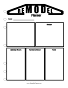 Remodel Planner