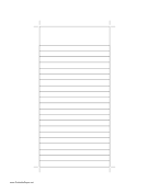 Printable Reporter Notebook Paper