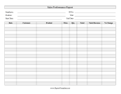 Sales Performance Report