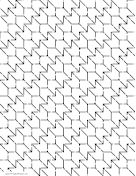 Printable Sashiko Chevron Pattern