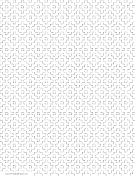 Printable Sashiko Cross Pattern