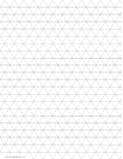 Printable Sashiko Triangles Pattern