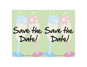 Printable Save the Date Postcard