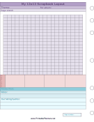 Scrapbook Layout Planner - Left