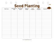 Seed Planting Planner