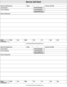Service Call Book