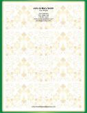 Several Gold Crosses stationery design