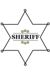 Sheriff Badges Name Tag