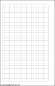 Small Cahier Planner Grid Page - Left