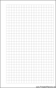 Small Cahier Planner Grid Page - Right