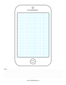 Printable Smartphone Wireframe Grid Notes