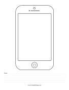 Printable Smartphone Wireframe Notes