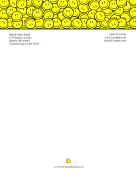 Smiley Face Stationery stationery design