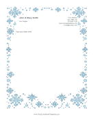 Snowflake Border