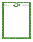 St Patricks Day Stationery stationery design