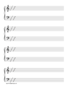 Printable Staff-Grand Staff with Note Names Music Paper