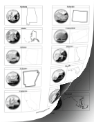 Printable State Quarter Comparison