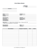 Stop Work Order Template